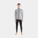 Quantum III Long Sleeves Zip Metro Heather / Black