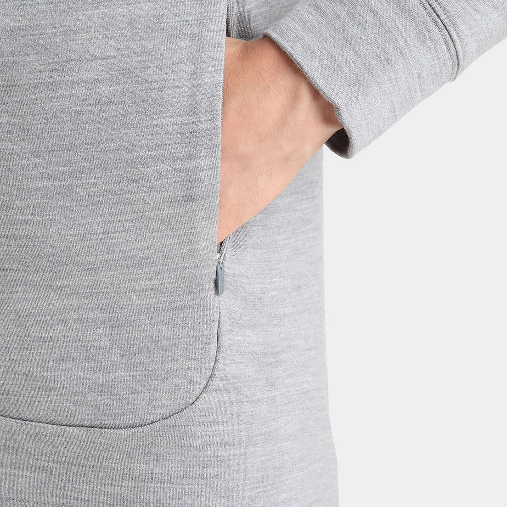 Quantum III Long Sleeves Zip Metro Heather / Black
