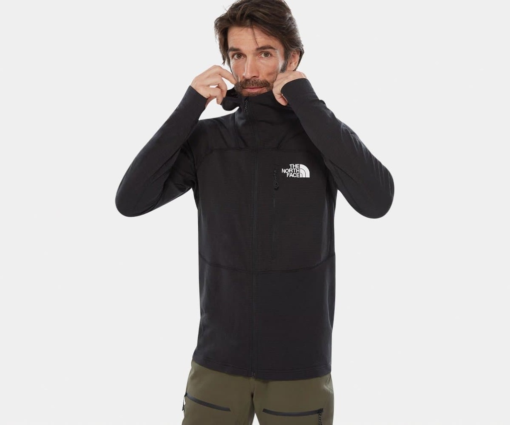 Summit L2 FutureFleece Full Zip Hoodie TNF Black