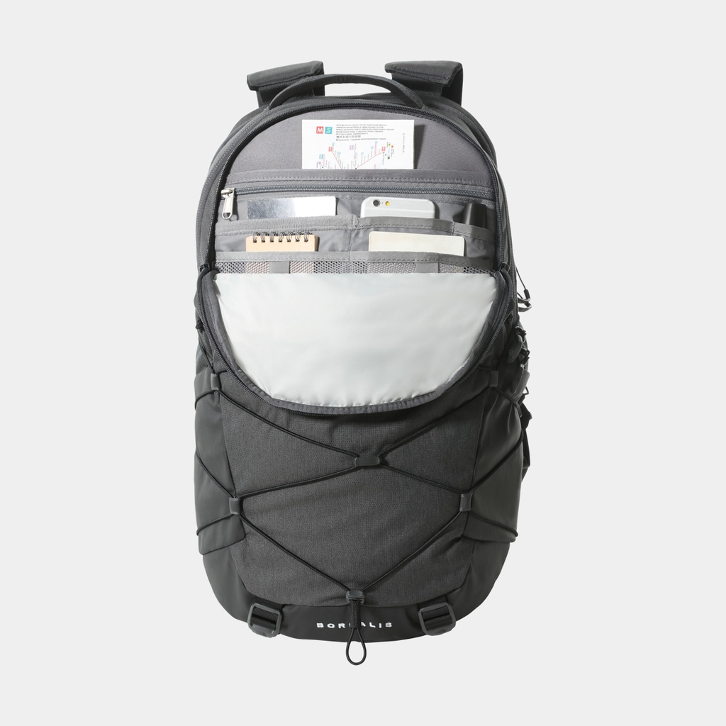 Borealis Asphalt Grey Light Heather / TNF Black