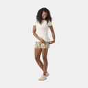 Denver Skyline Graphic Short Sleeve Tee Slim Fit Women Almond Heather
