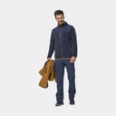 Silken Full Zip Eclipse Blue / Sudan Brown