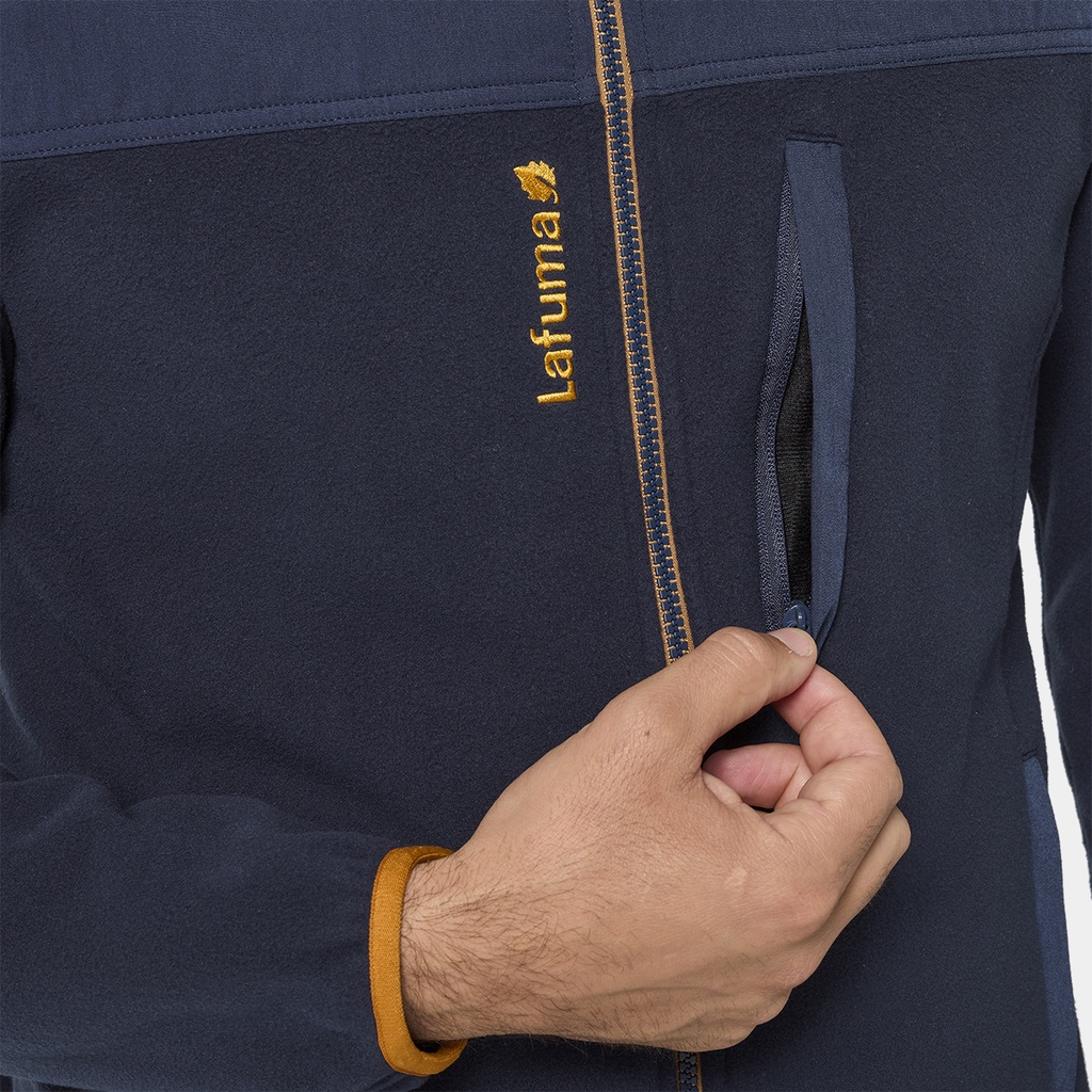 Silken Full Zip Eclipse Blue / Sudan Brown