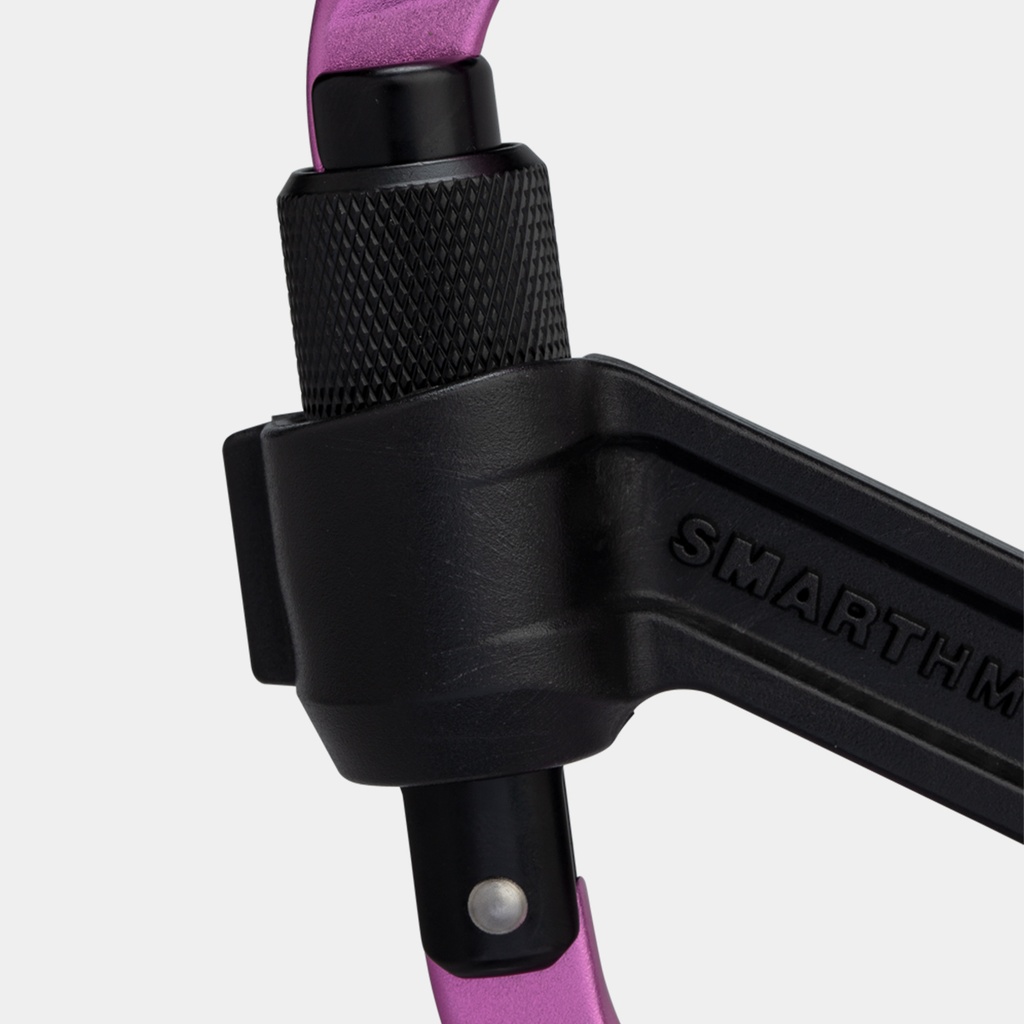 Smart HMS 2.0 Screwgate Carabiner Screw Gate / Pink