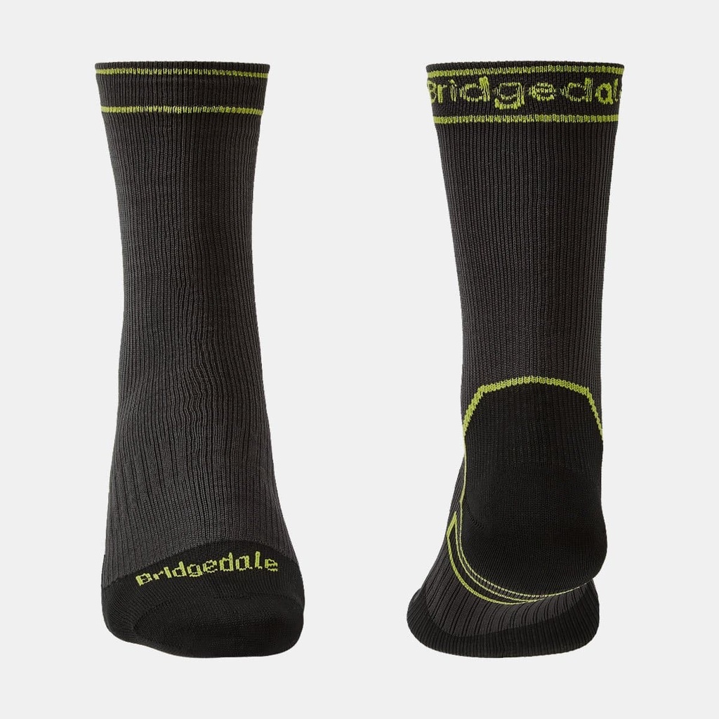 Stormsock Performance Lightweight Boot Dark Grey / Lime