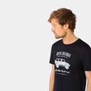All Terrain Tee Jet Black Melange / Fresh White