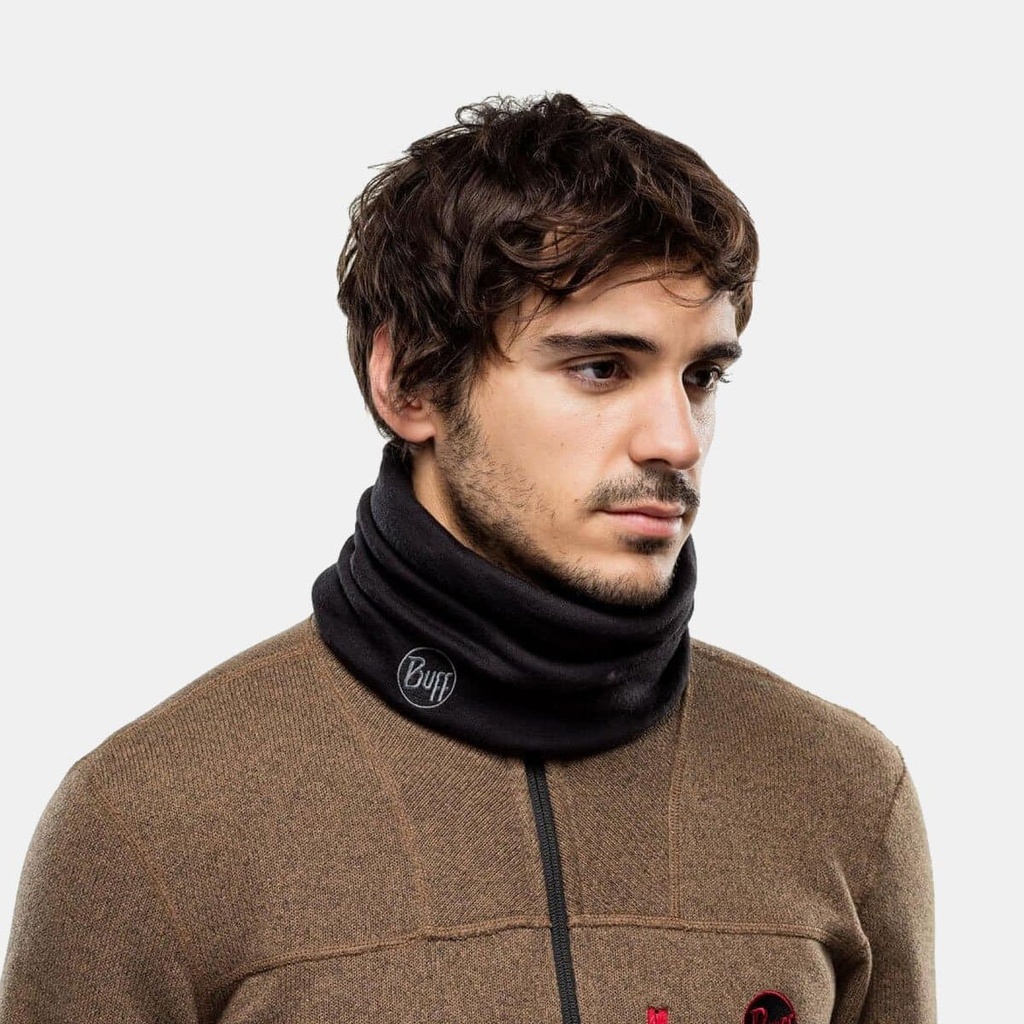 Heavyweight Merino Wool Tubular Solid Black