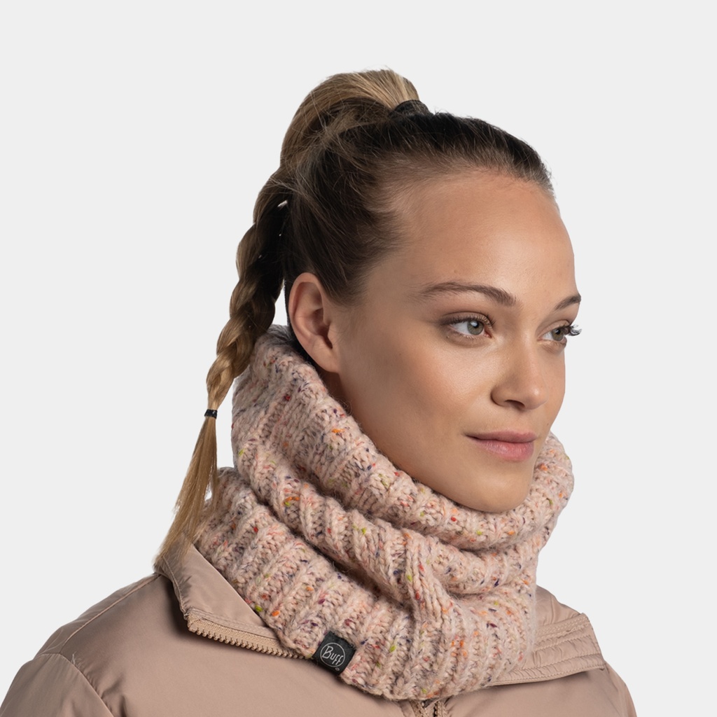 Knitted & Fleece Neckwarmer (2022) Kim Pale Pink