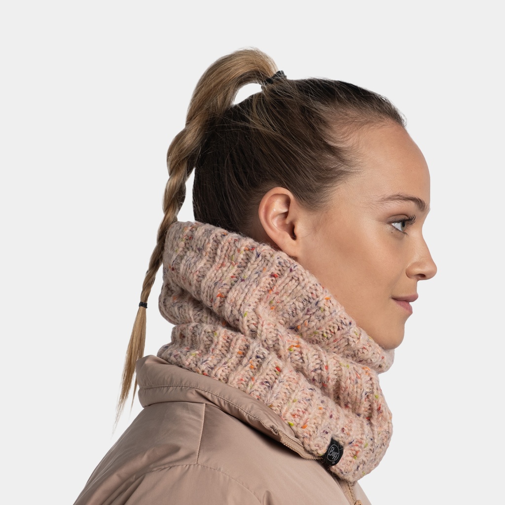 Knitted & Fleece Neckwarmer (2022) Kim Pale Pink
