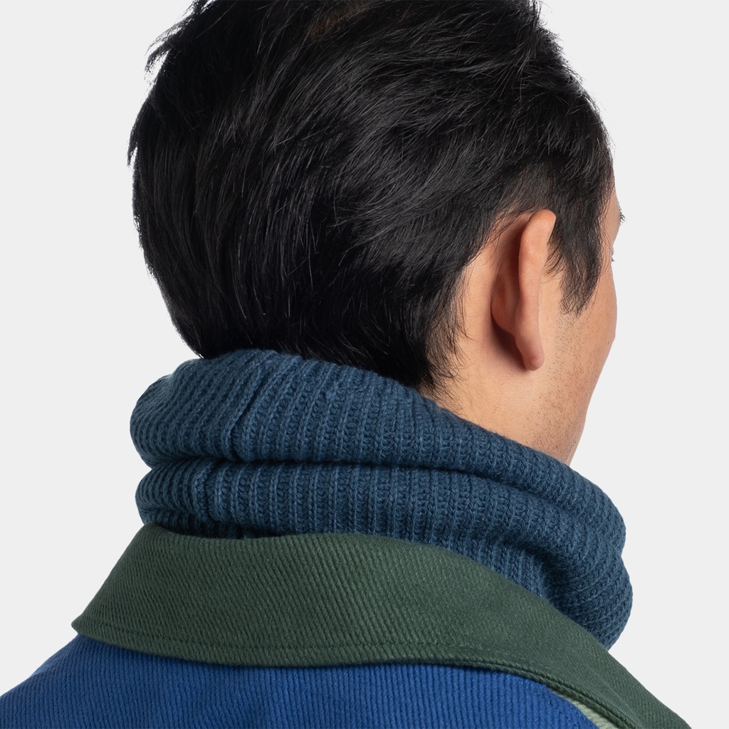 Knitted & Fleece Neckwarmer (2022) Rutger Steel Blue