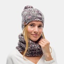 Knitted & Fleece Neckwarmer Margo Castelrock Grey