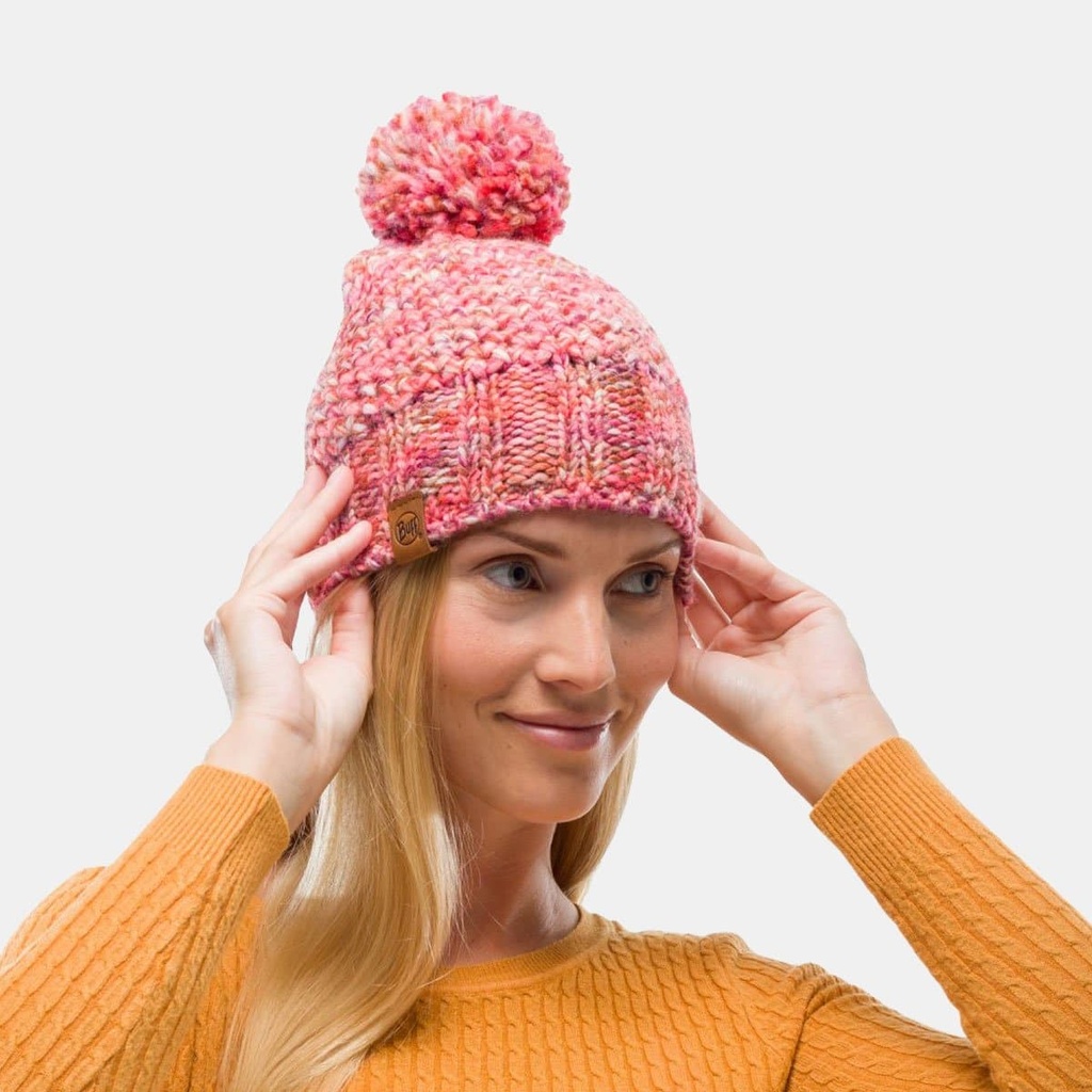 Knitted & Polar Hat Margo Flamingo Pink