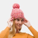 Knitted & Polar Hat Margo Flamingo Pink