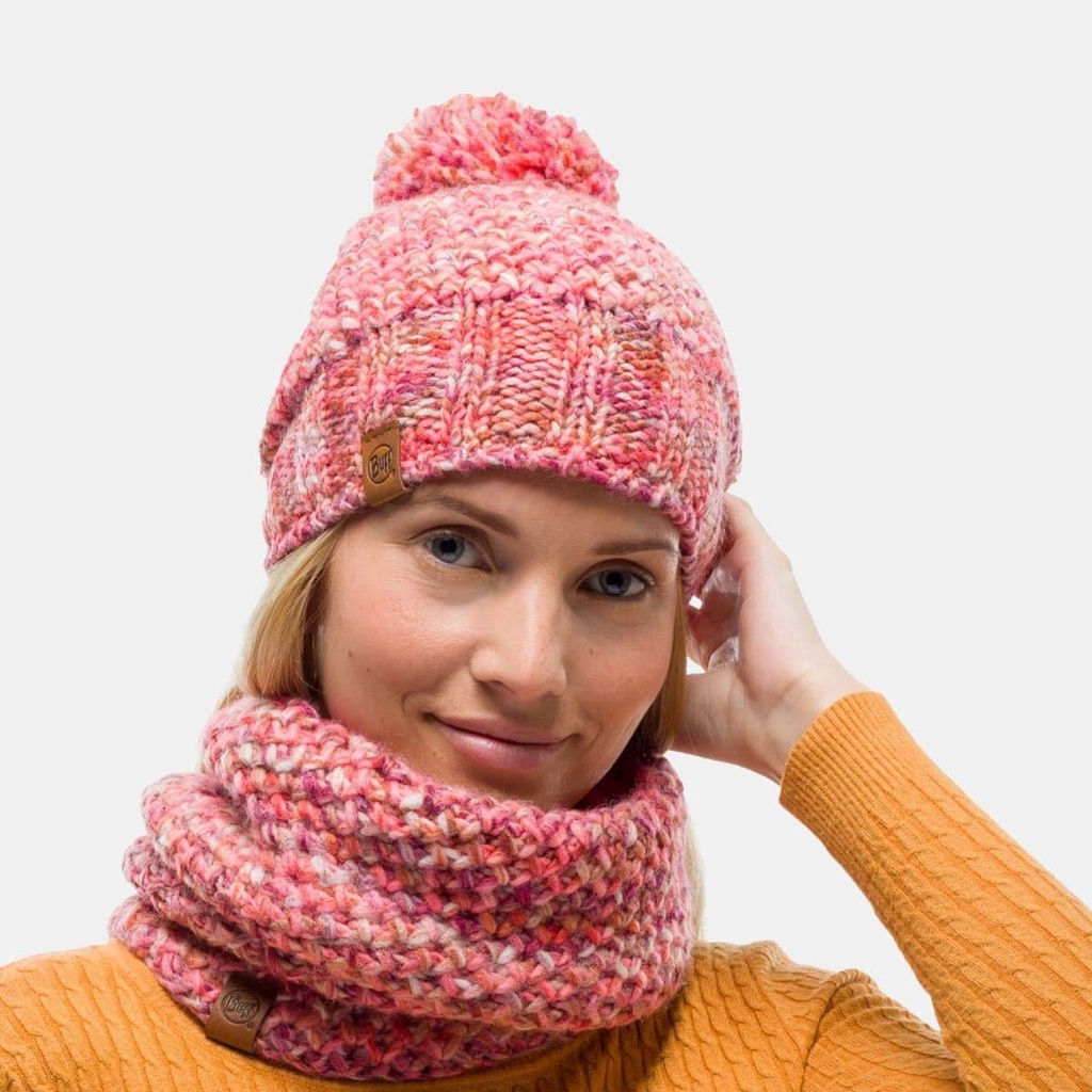 Knitted & Polar Hat Margo Flamingo Pink