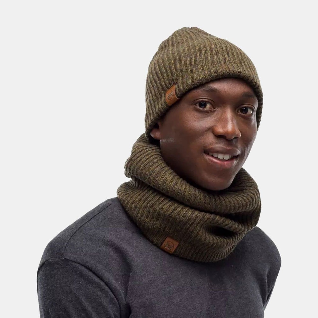Knitted & Polar Neckwarmer Lyne Bark