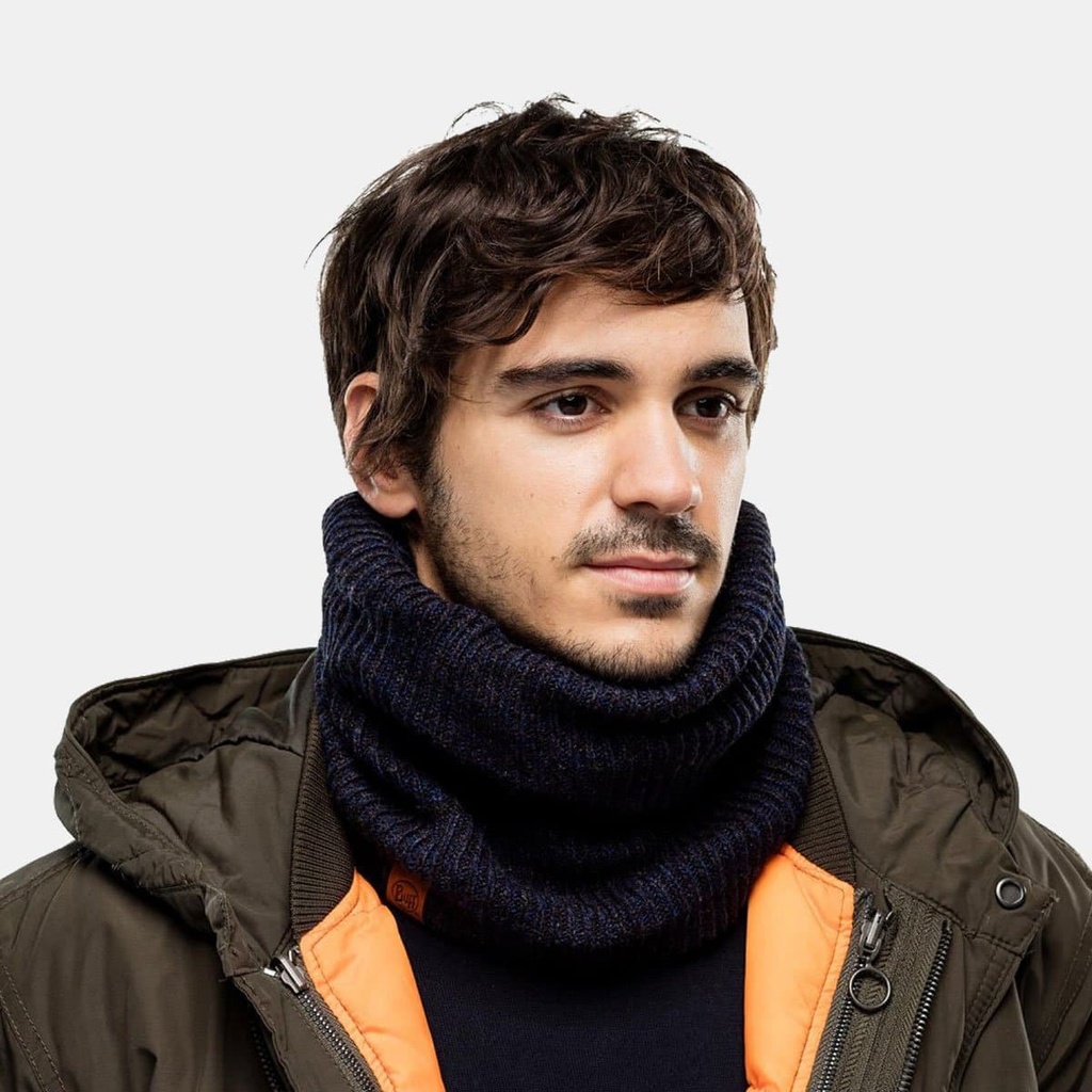 Knitted & Polar Neckwarmer Lyne Night Blue