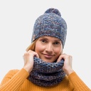 Knitted & Polar Neckwarmer Margo Blue