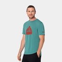 Beanie Tee (2022) Hydro Melange / Aurora Red