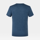 Bike Line Tee Dark Denim Melange / Feather Grey