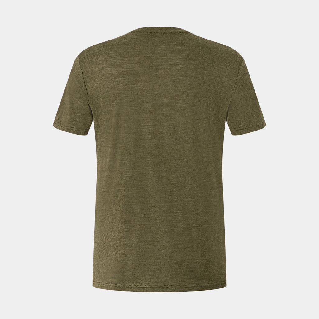 Burn Fat Tee Olive Night Melange / Jet Black