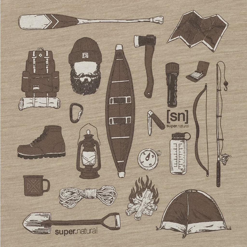 Camping Gear Tee Seneca Rock Melange / Grey