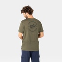 Logo Tee Blue Iris Melange / Jet Black (copie)