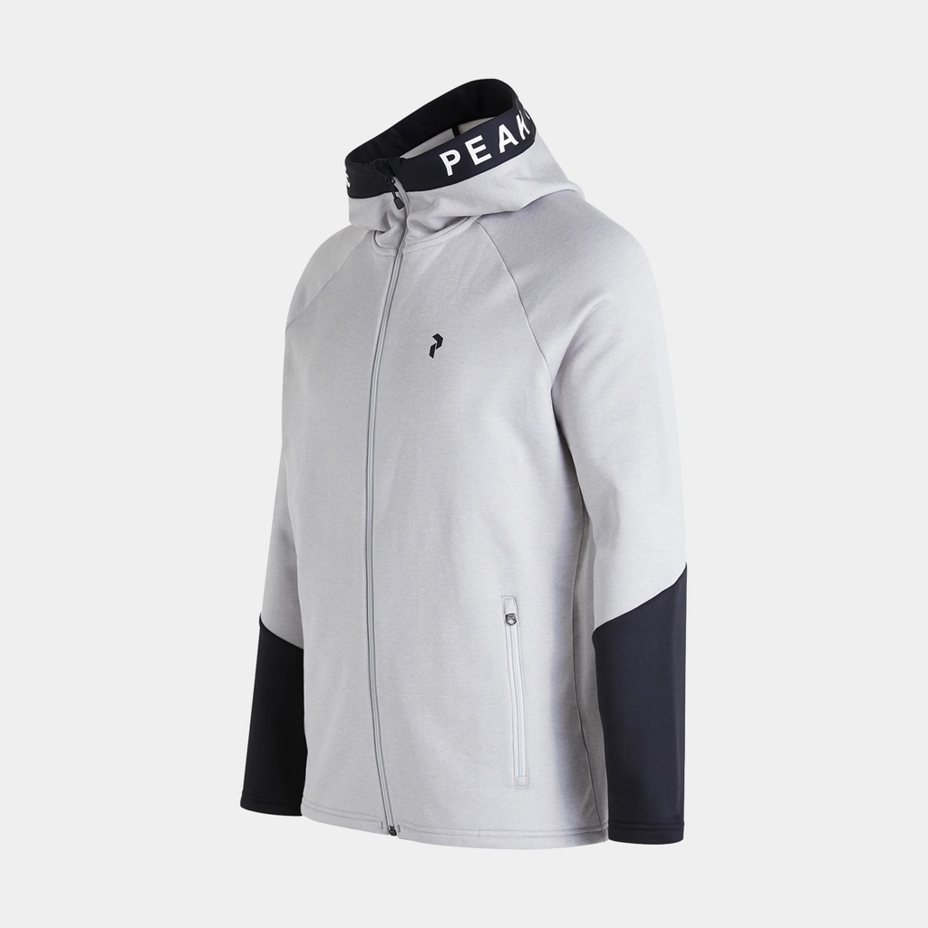 Rider Zip Hood Jacket (2022) Med Grey / Melange Black