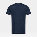 Surf Line Tee Blue Iris Melange / Feather Grey