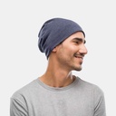 Midweight Merino Wool Tubular Night Blue Melange