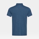 Travel Polo Dark Denim Melange