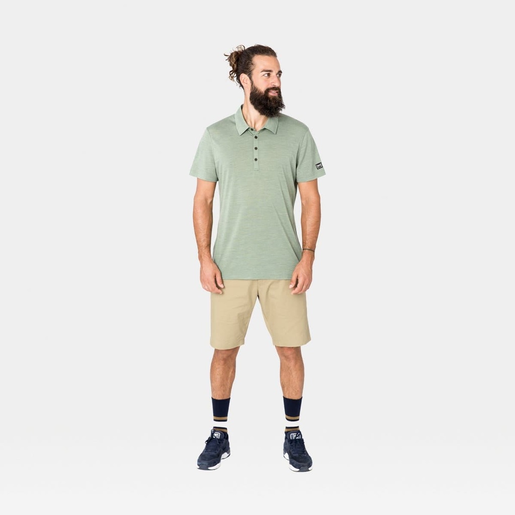 Travel Polo Sea Spray Melange