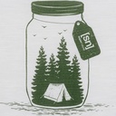 Everyday Graphic Tee Women Light Grey Melange / Millitarycamping Jar