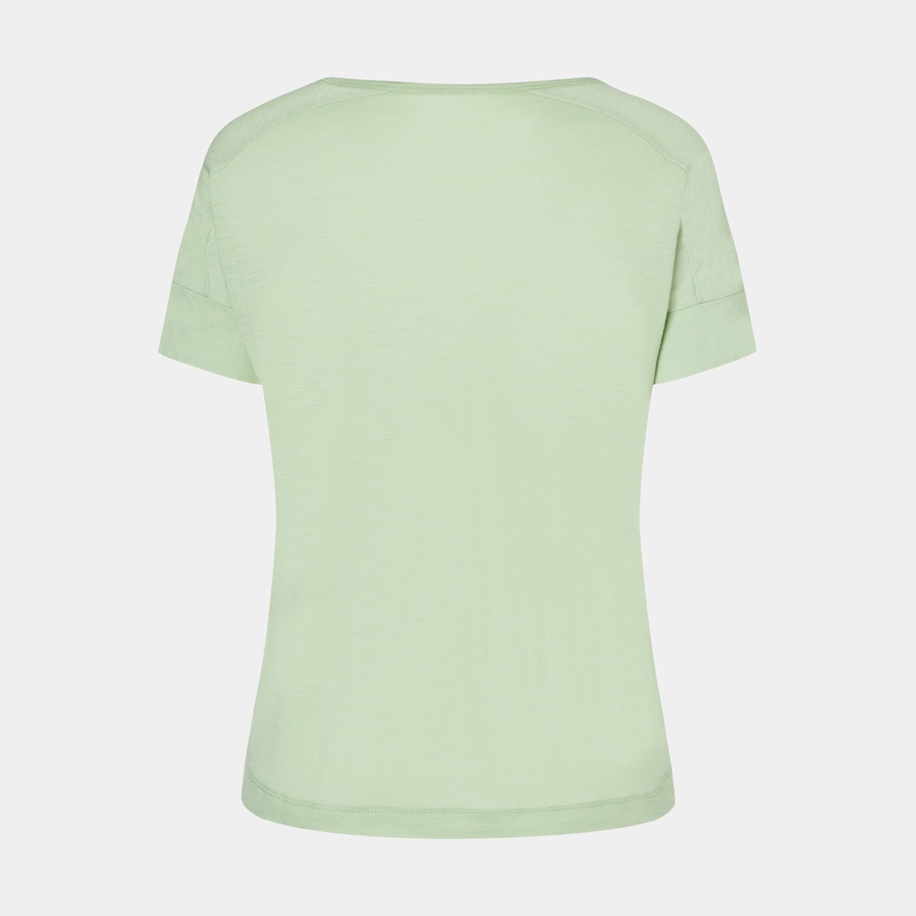 Gipfelgluck Tee Women Pirate Grey Melange / Illuminating (copie)