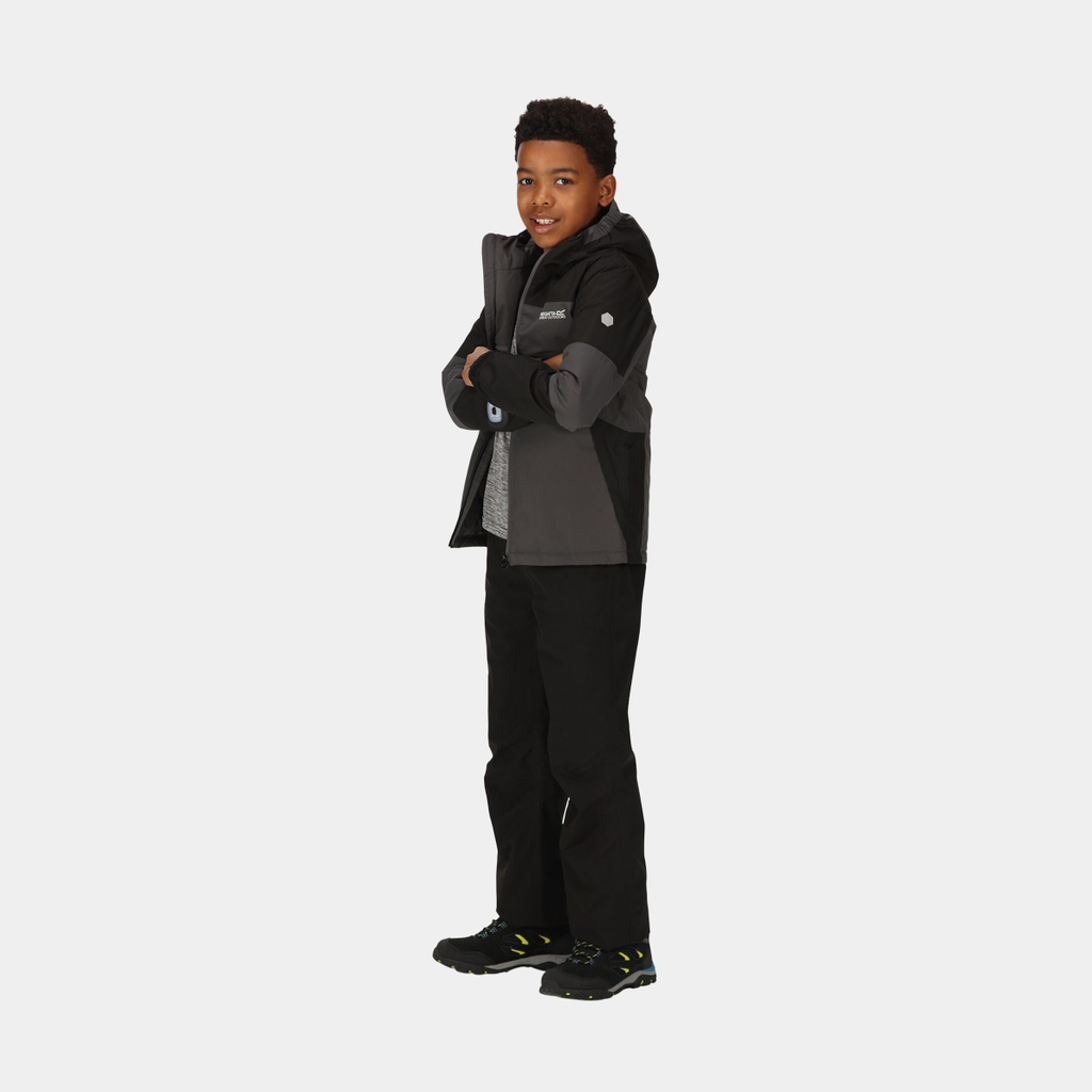 Beamz II Jacket Kids Dark Grey / Black