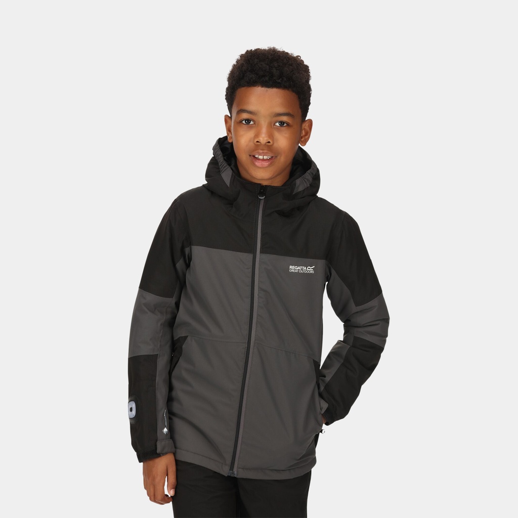 Beamz II Jacket Kids Dark Grey / Black