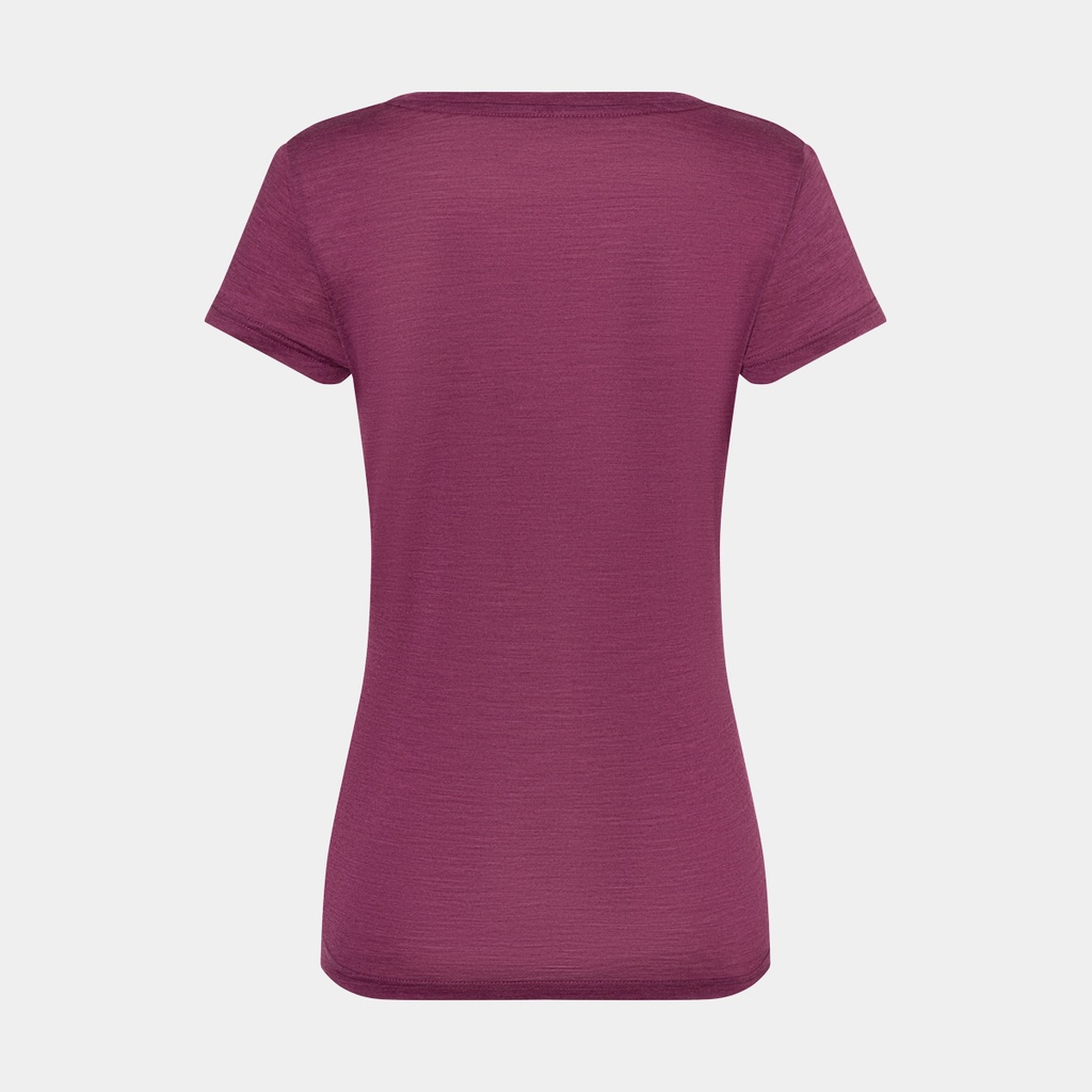 Ornamental Tee Women Amaranth Melange-Gold / Avocado