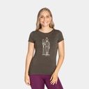 Skieuse Tee Women Wren Melange / Gold