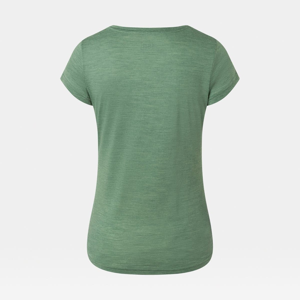 Skieuse Tee Women Wren Melange / Gold