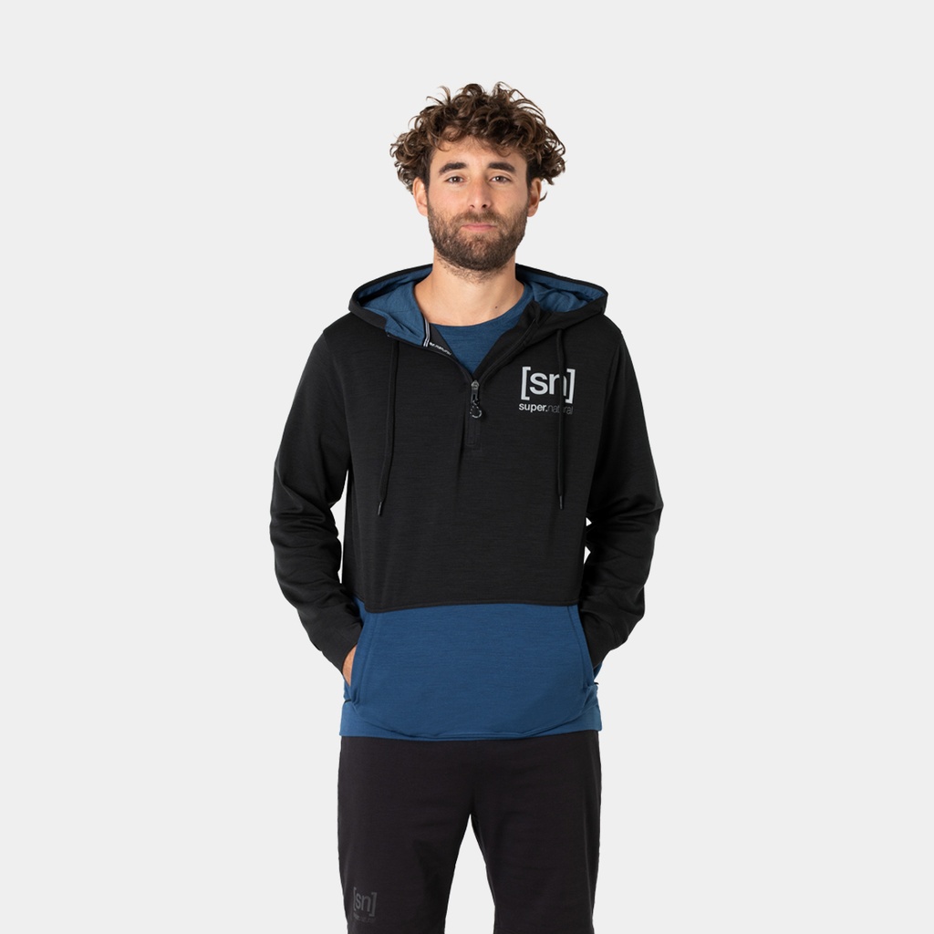 Movement Half Zip Caviar / Dark Denim