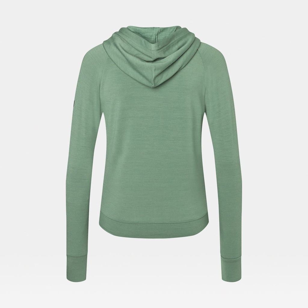 Essential Zip Hoodie Women Jet Black Melange (copie)