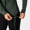 Funnel Hoodie Women Deep Forest