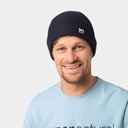 Merino Basic Beanie Blue Iris