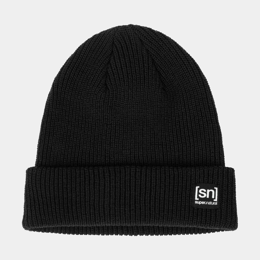 Merino Basic Beanie Jet Black