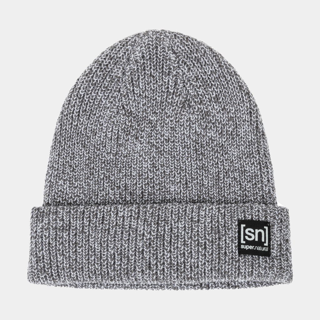 Merino Basic Beanie Metal Grey Melange