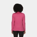 Sweetheart Half Zip Lightweight Fleece Women Violet
