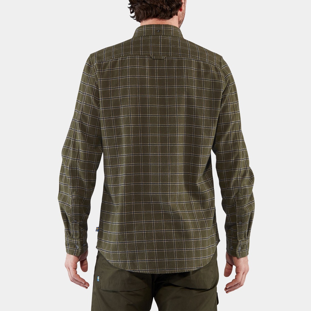 Övik Flannel Shirt Deep Forest