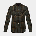 Thamos Long Sleeves Shirt Dark Khaki Check