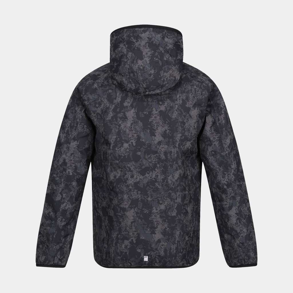 Volcanics VI Jacket Kids Black / Dark Grey Print