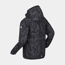 Volcanics VI Jacket Kids Black / Dark Grey Print