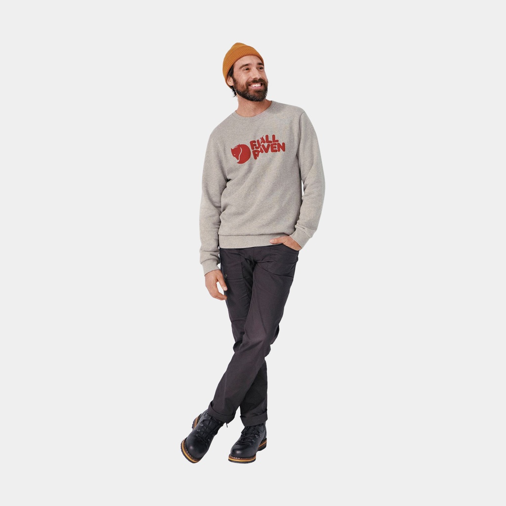 Fjällräven Logo Sweater Grey / Melange